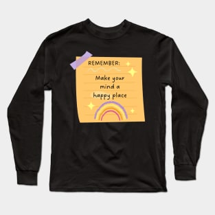 Friendly reminder - Orange Long Sleeve T-Shirt